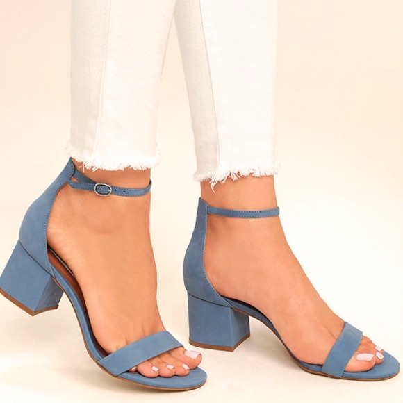 Report Shoes - Chambray Heeled Sandals